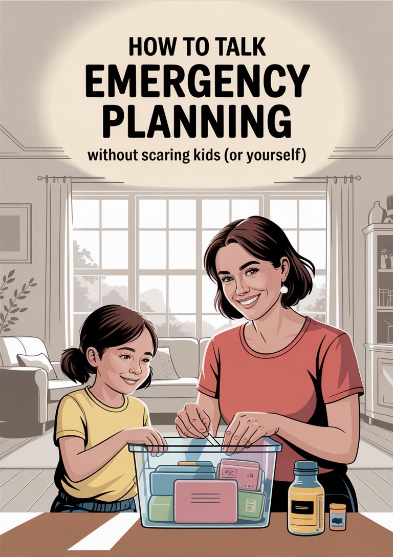talk emergency planning kids