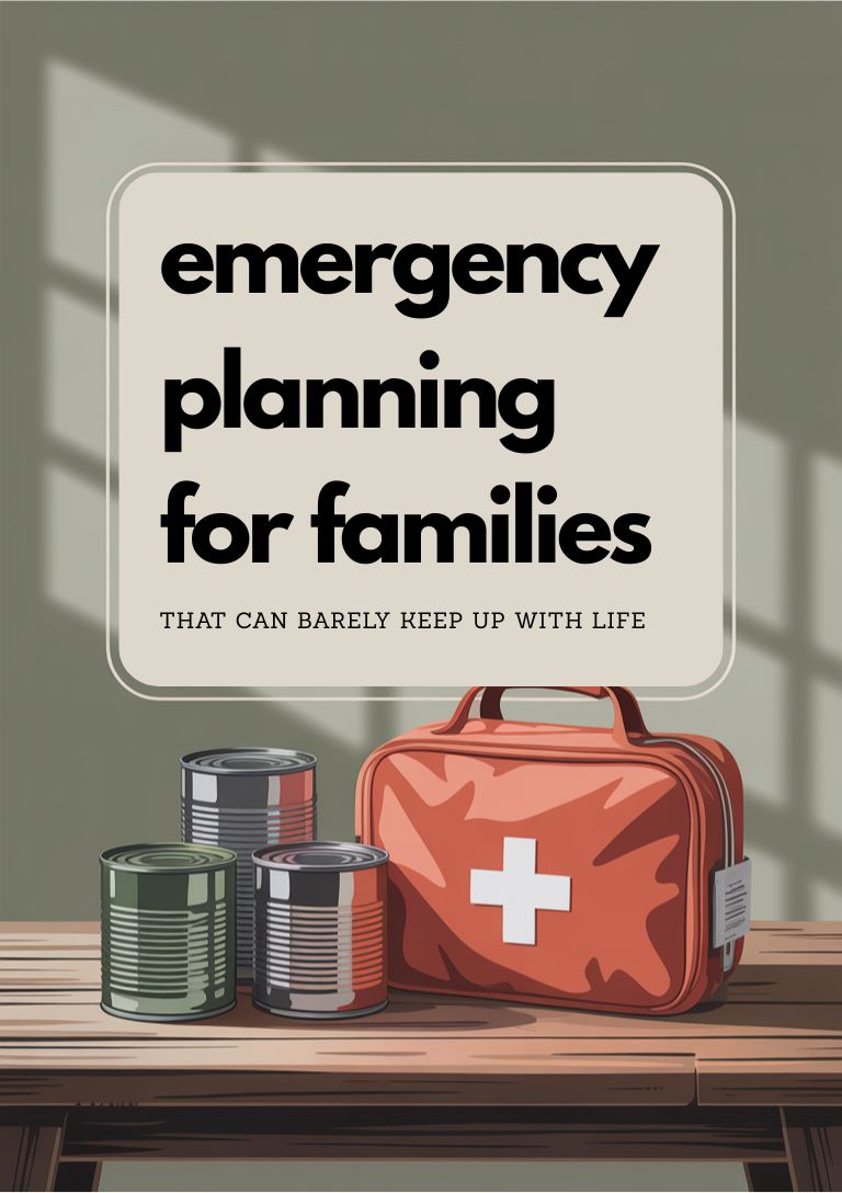emergency planning busy families