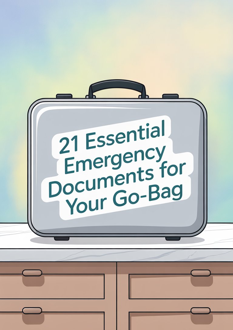 emergency documents go bag