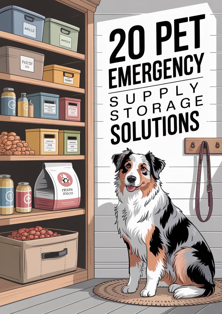 pet emergency supply storage