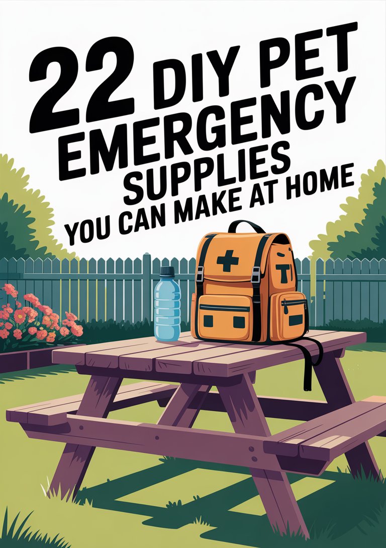 DIY pet emergency supplies
