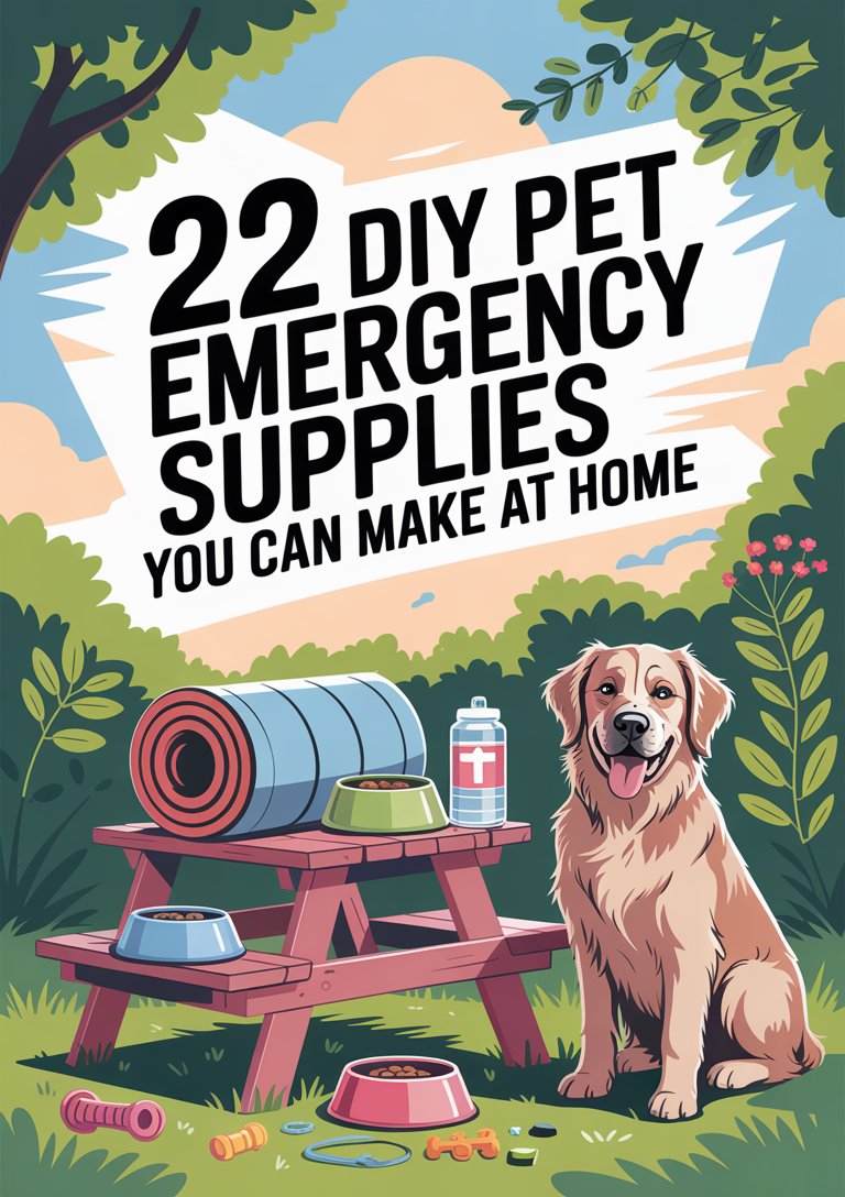 DIY pet emergency supplies