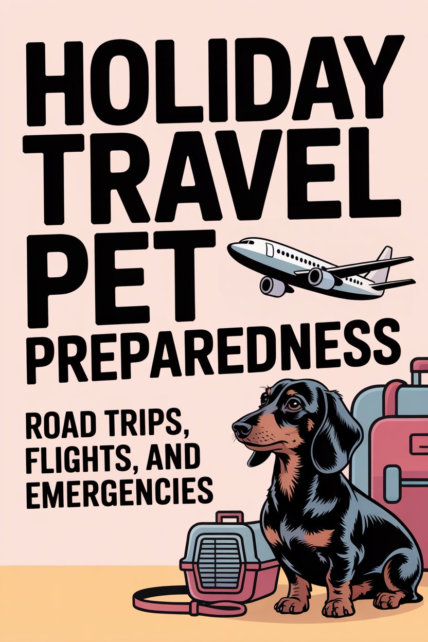 Holiday Travel Pet Preparedness Road Trips Flights and Emergencies