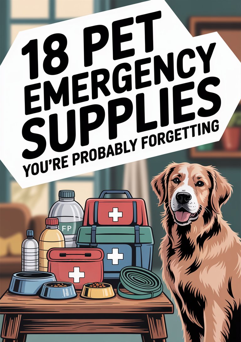 pet emergency supplies forgetting