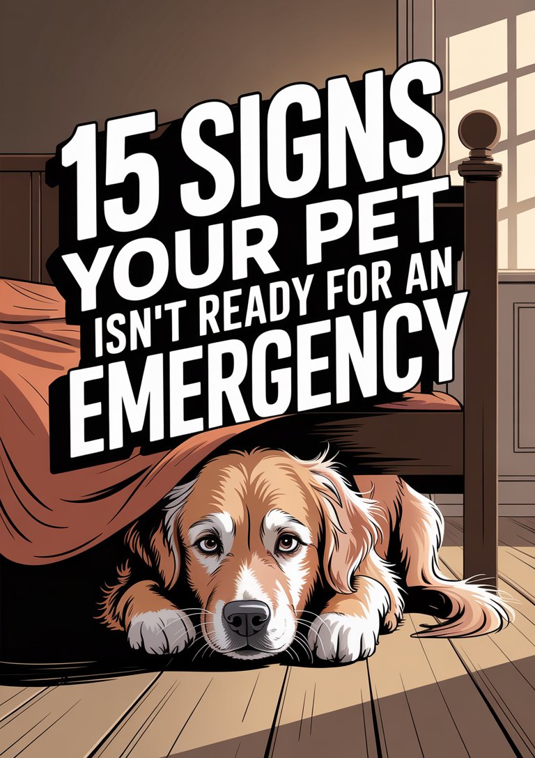 pet not ready for emergency situation