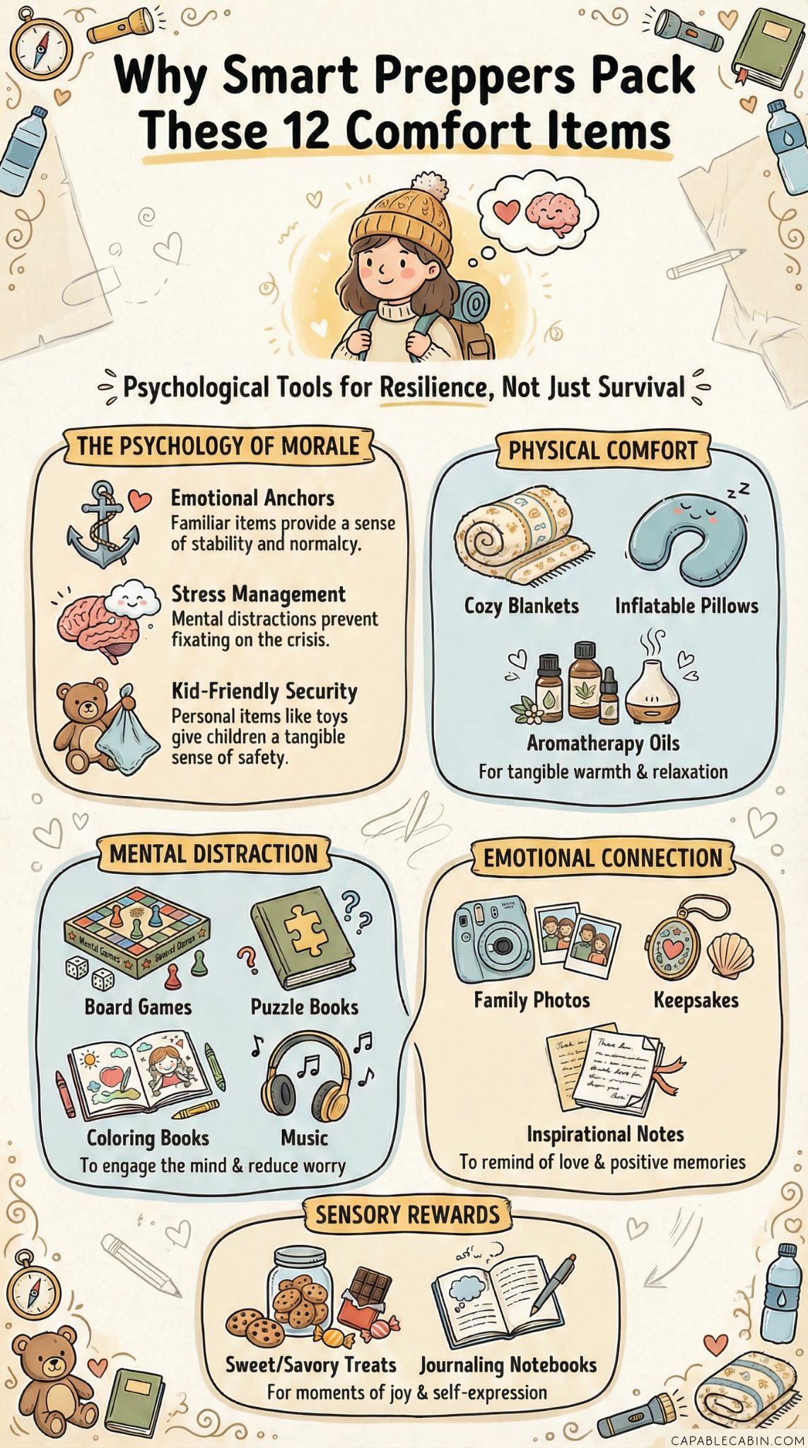 Why Smart Preppers Pack These 12 Comfort Items (Hint: It’s Not About Survival)