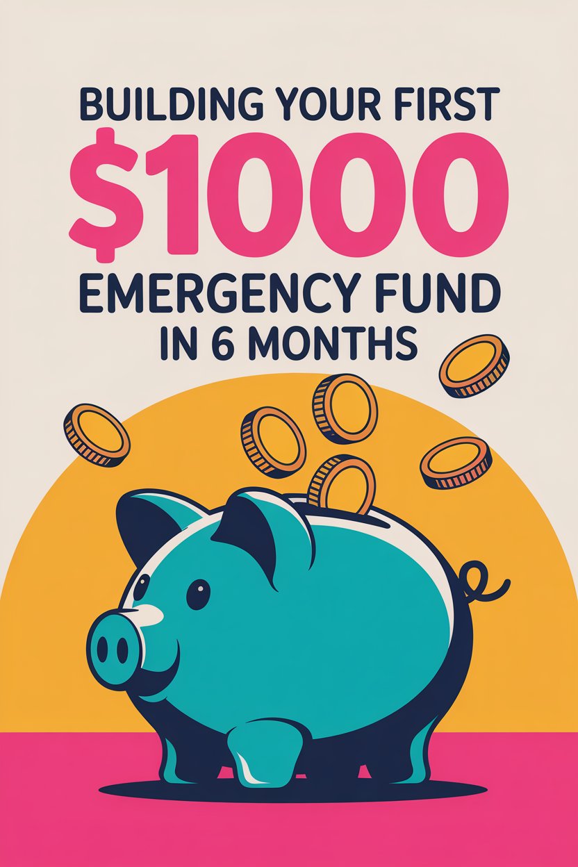 Building Your First $1000 Emergency Fund in 6 Months