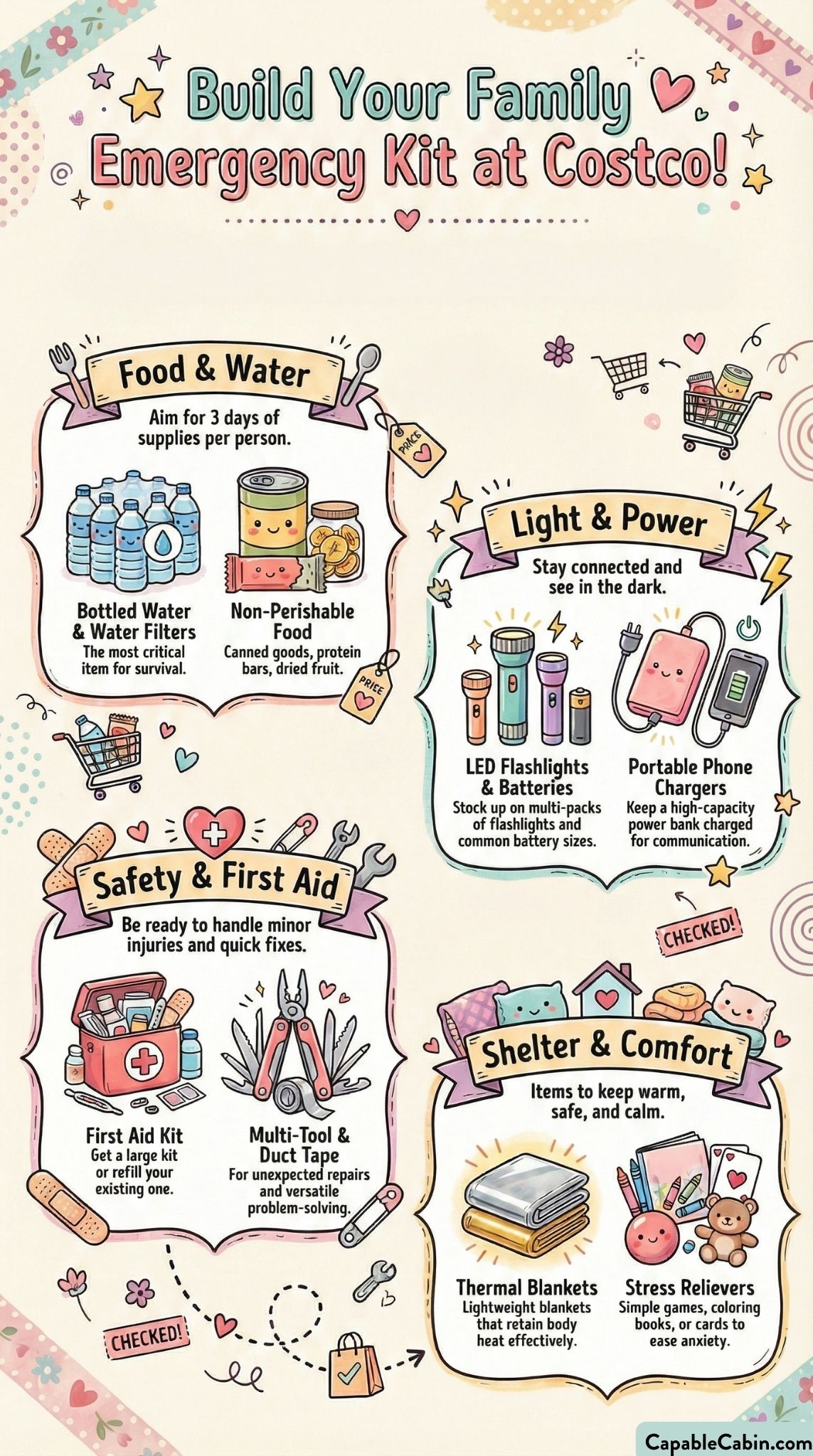 The Ultimate Costco Emergency Kit List (26 Essentials That Make Sense)