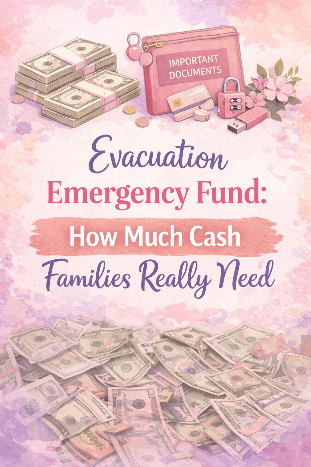 How Much Emergency Cash Families Really Need Before an Evacuation