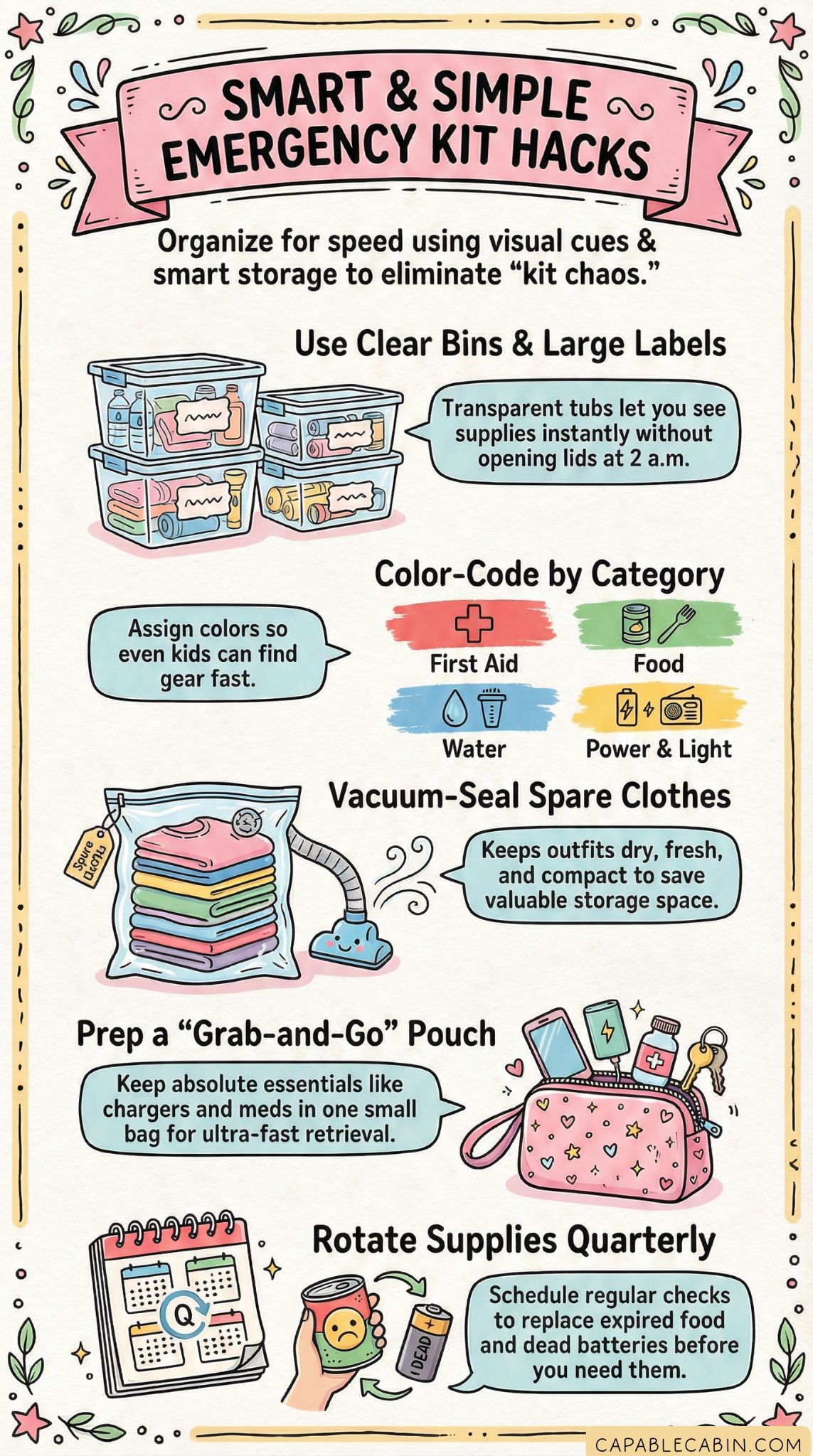 24 Emergency Kit Organization Hacks for Quick Access